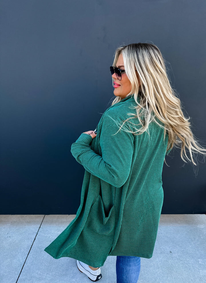 Winter Reese Ribbed Cardigan in Three Colors