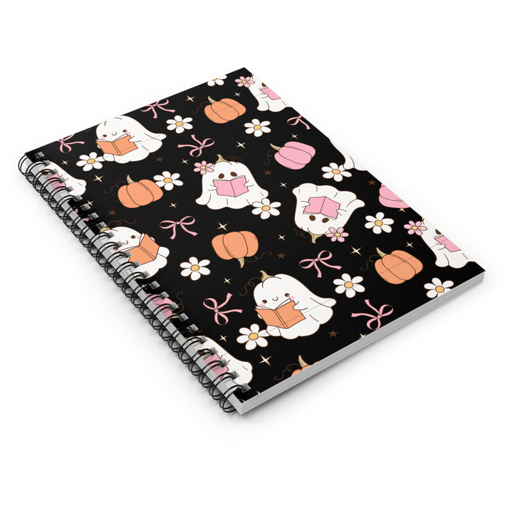 Spooky Cute Bookish Ghost Notebook – Pastel Halloween Journal for Readers & Writers