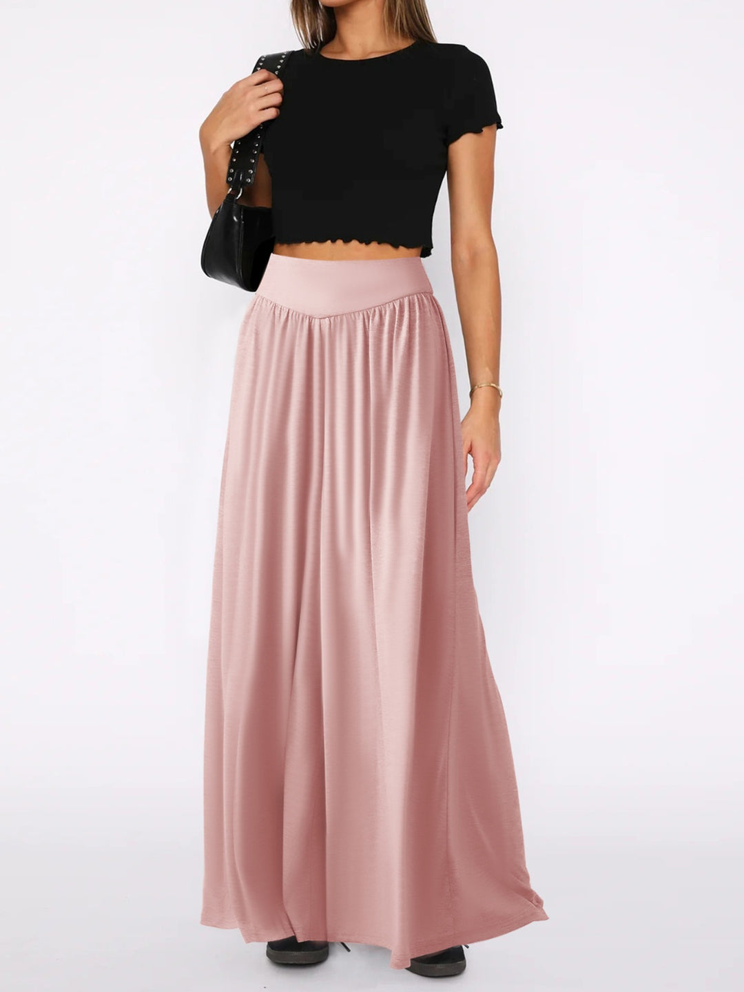 High Waist Wide Leg Pants