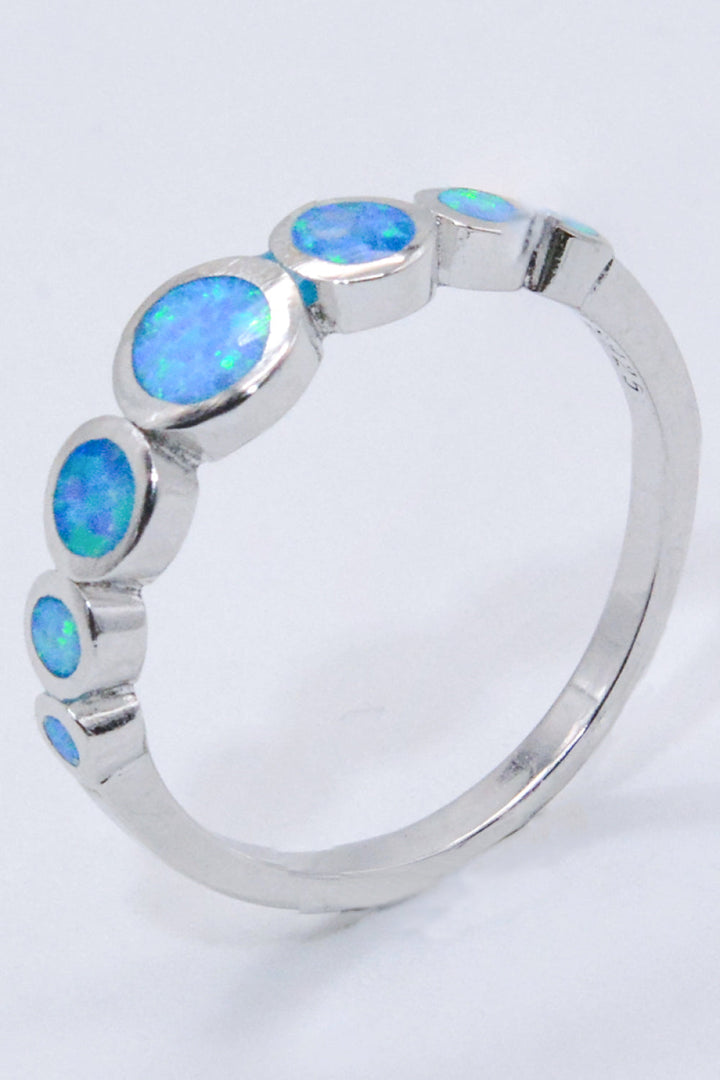 925 Sterling Silver Multi-Opal Ring-Ever Joy