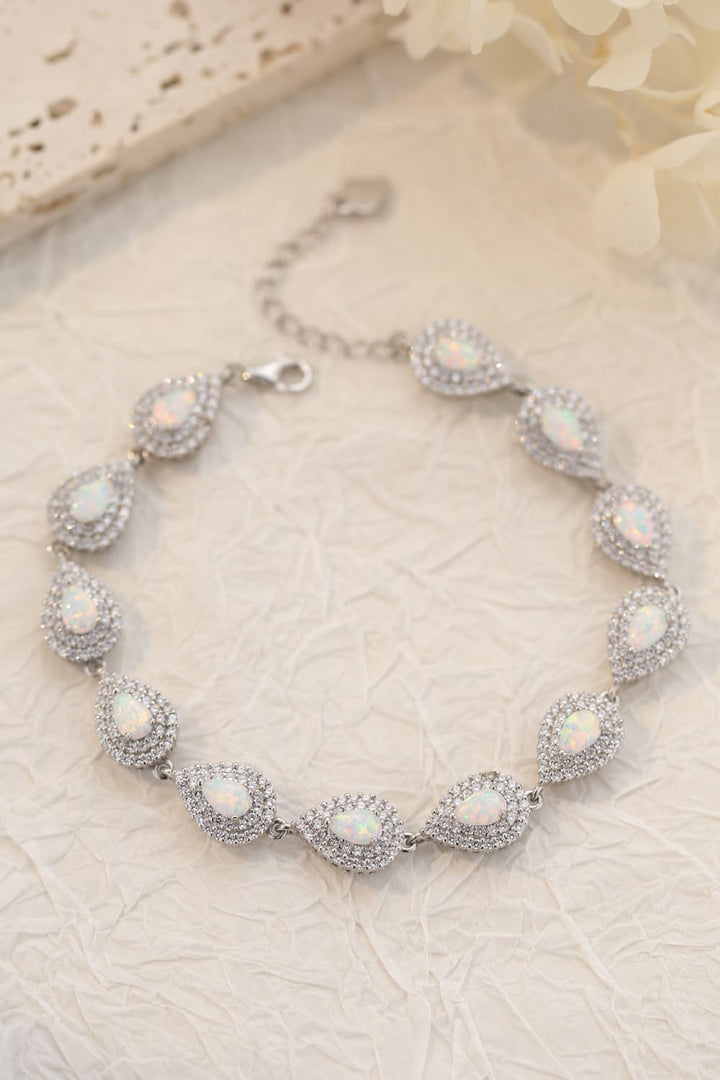 925 Sterling Silver Opal Bracelet-Ever Joy