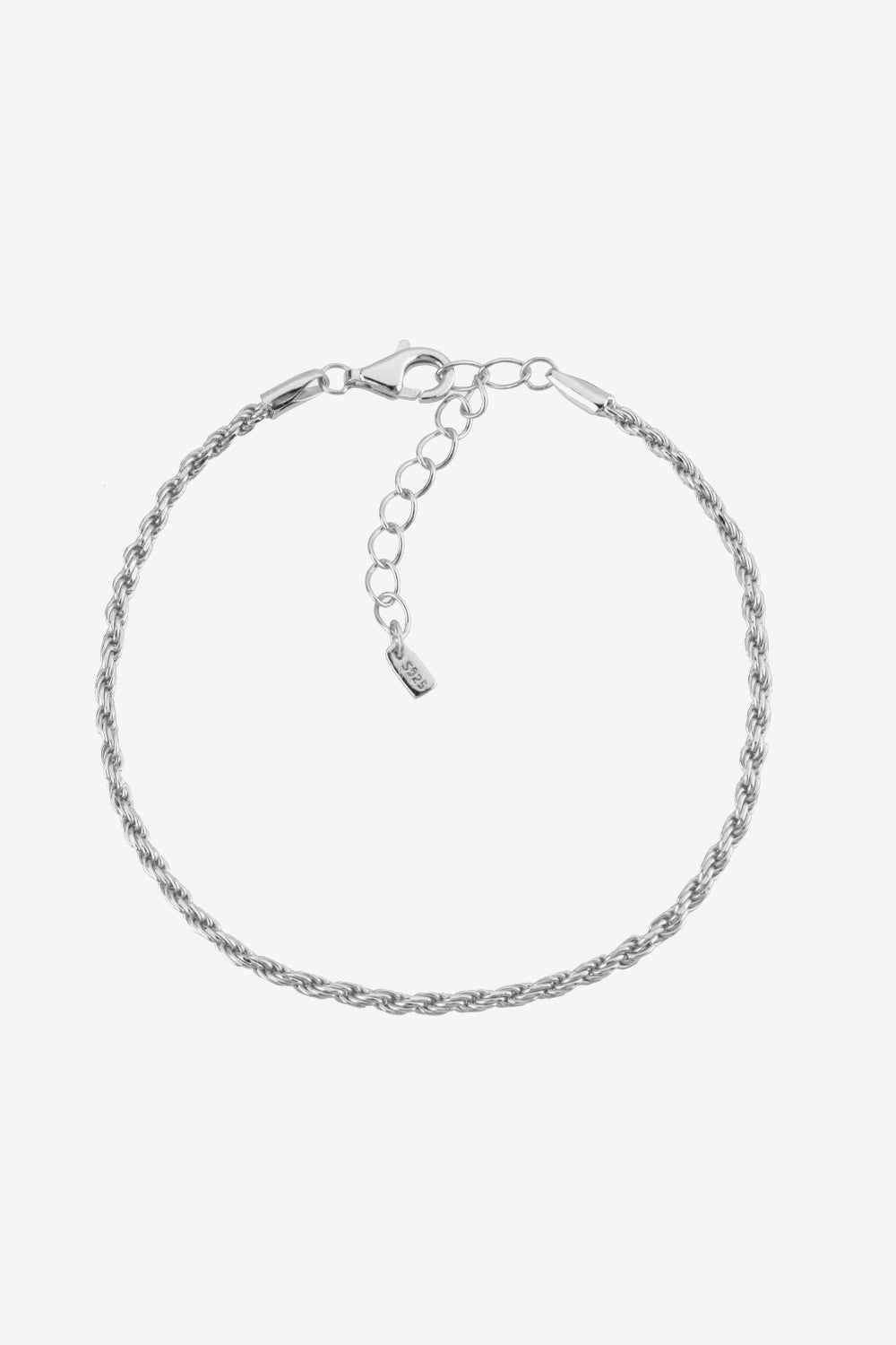 925 Sterling Silver Twisted Bracelet-Ever Joy