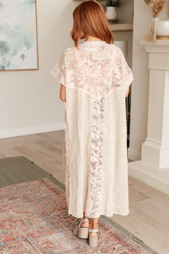 A Little Defiant Crochet Duster Kimono -5/2/2024-Ever Joy