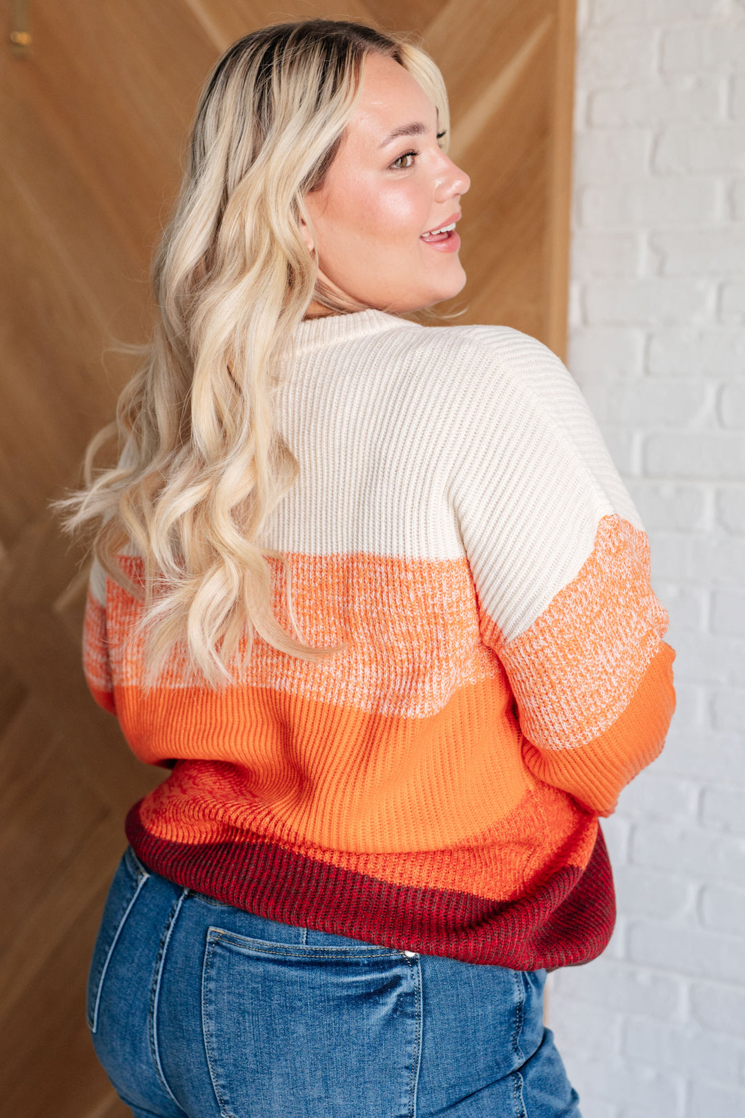 Tops - All Too Well Color Block Sweater