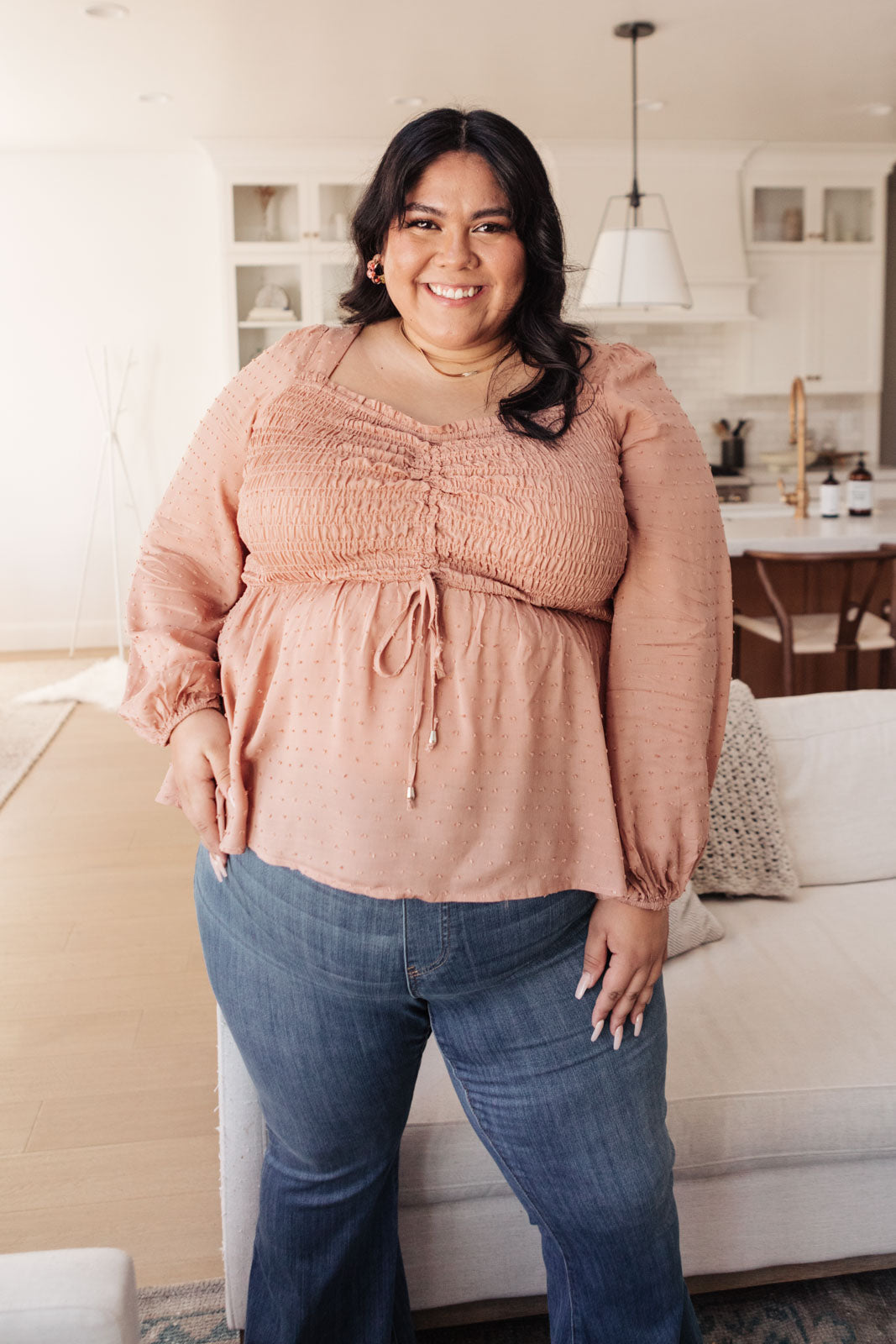 Always Lovely Top In Mauve-Ever Joy