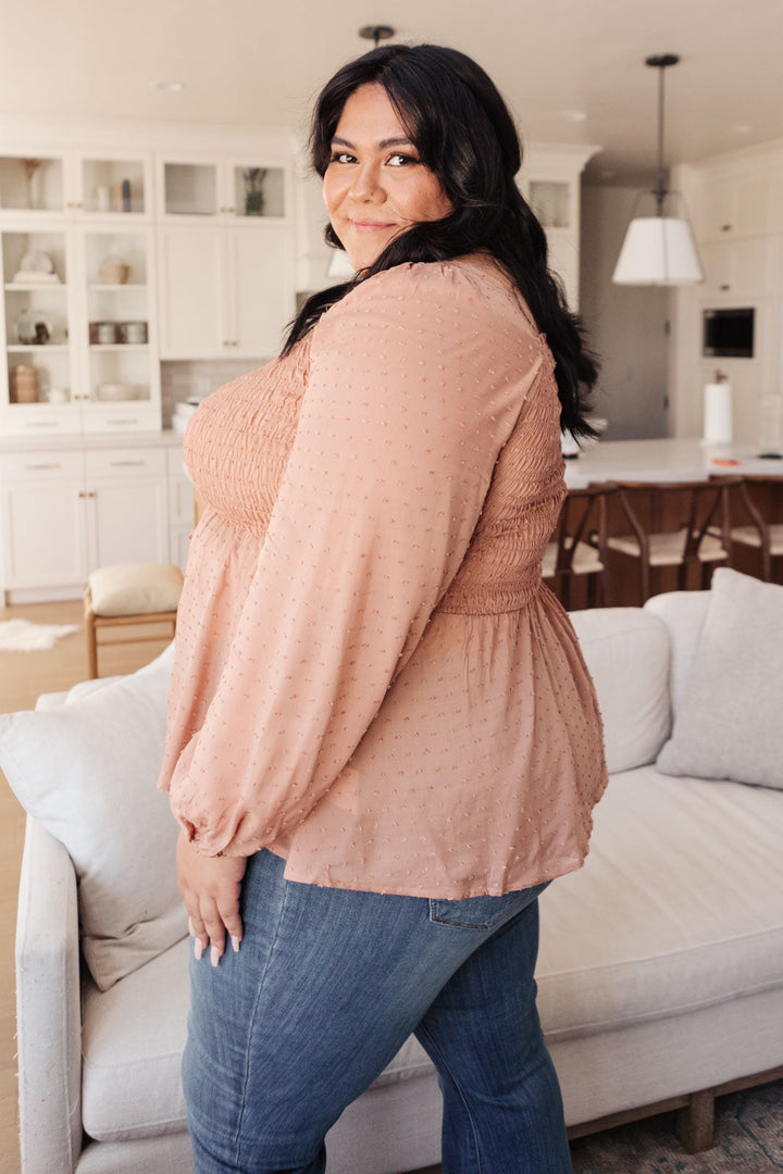 Always Lovely Top In Mauve-Ever Joy