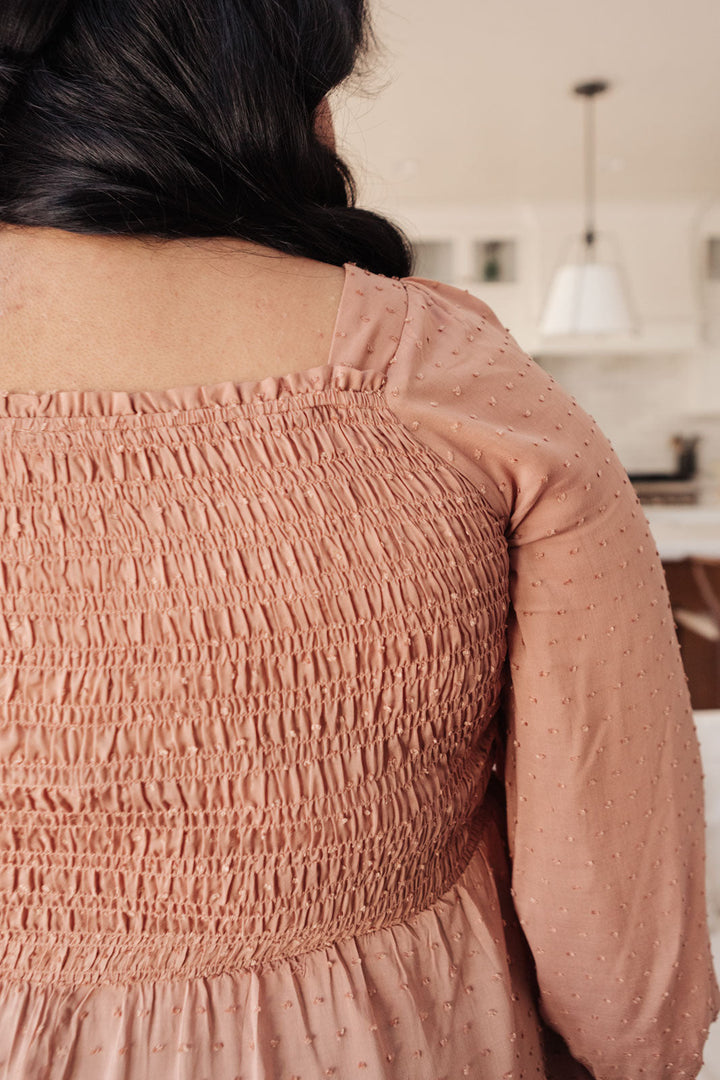 Always Lovely Top In Mauve-Ever Joy