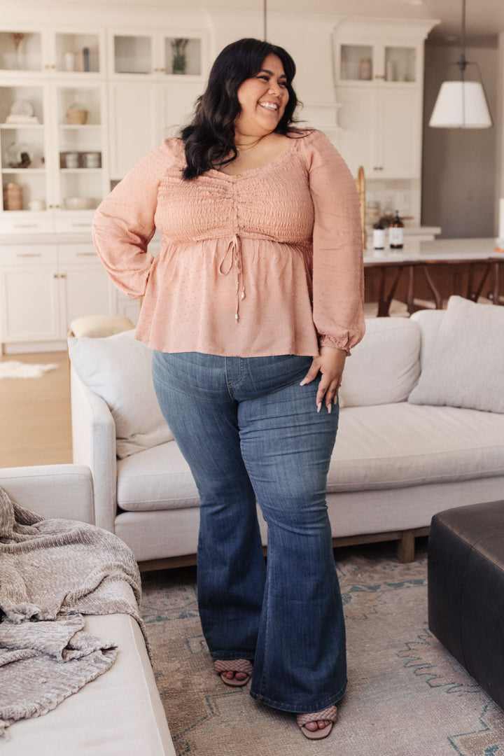 Always Lovely Top In Mauve-Ever Joy