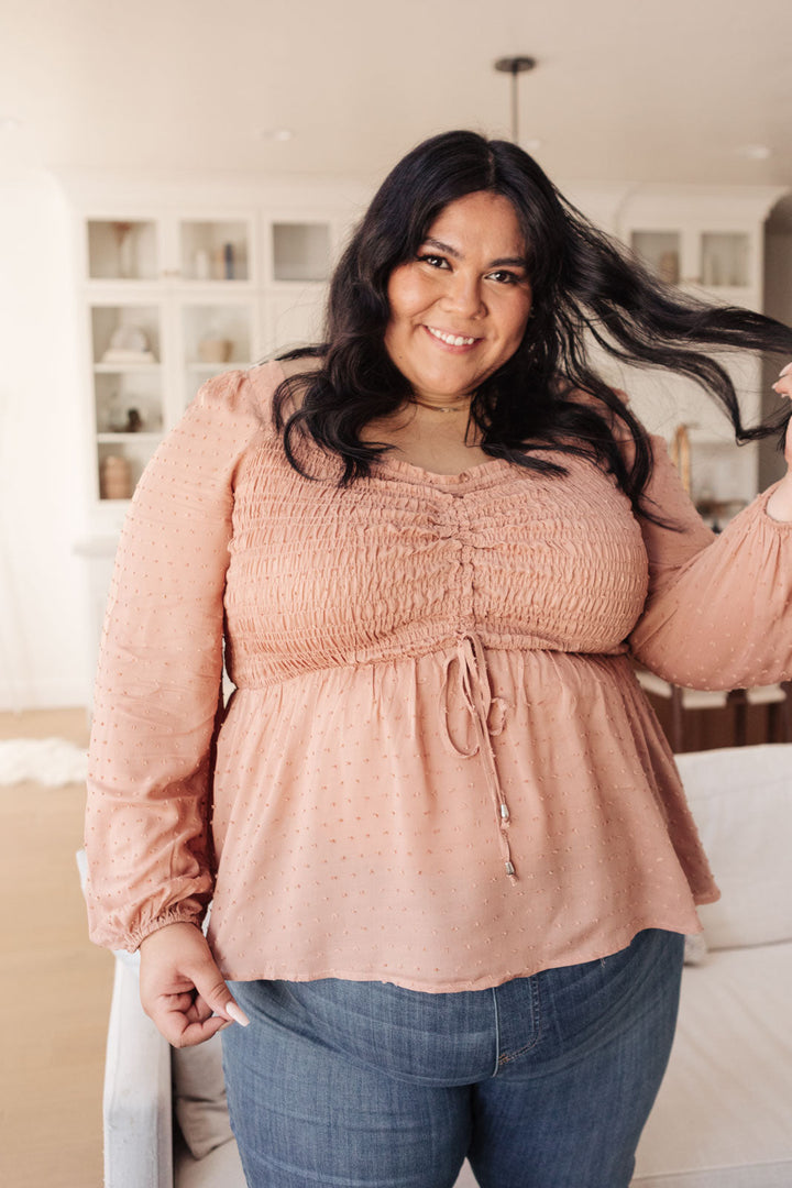 Always Lovely Top In Mauve-Ever Joy