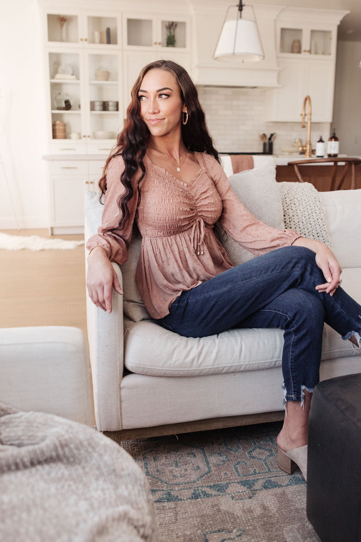 Always Lovely Top In Mauve-Ever Joy