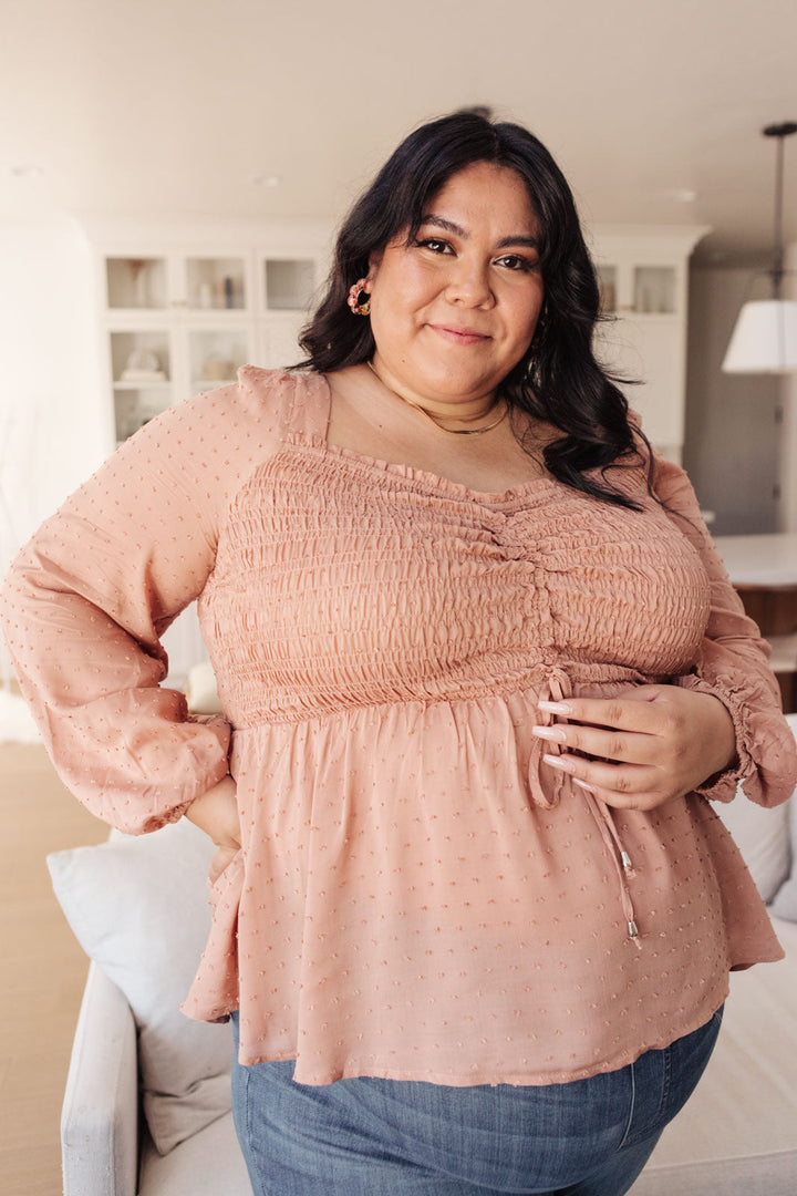 Always Lovely Top In Mauve-Ever Joy