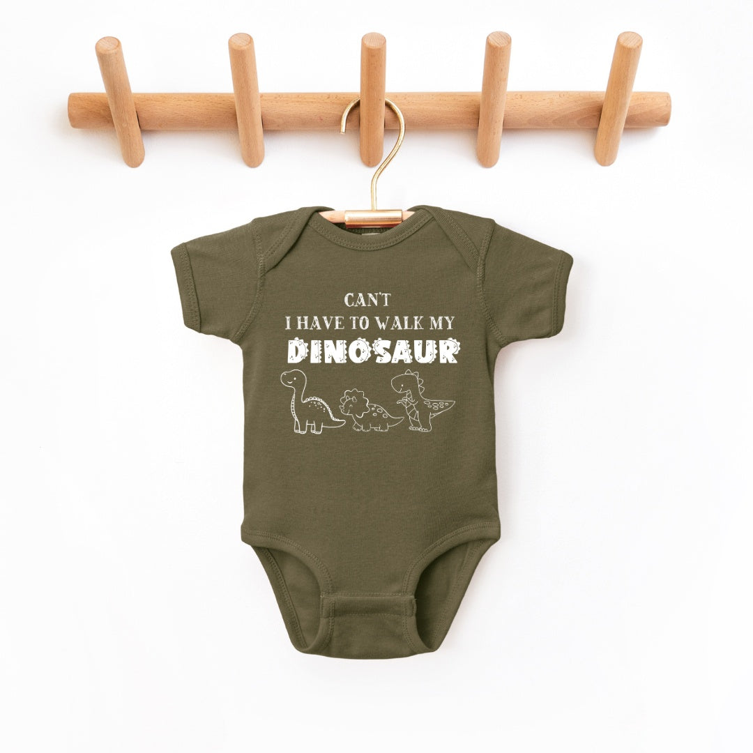 Baby & Toddler Clothing - Can't I Have To Walk My Dinosaur Infant Bodysuit