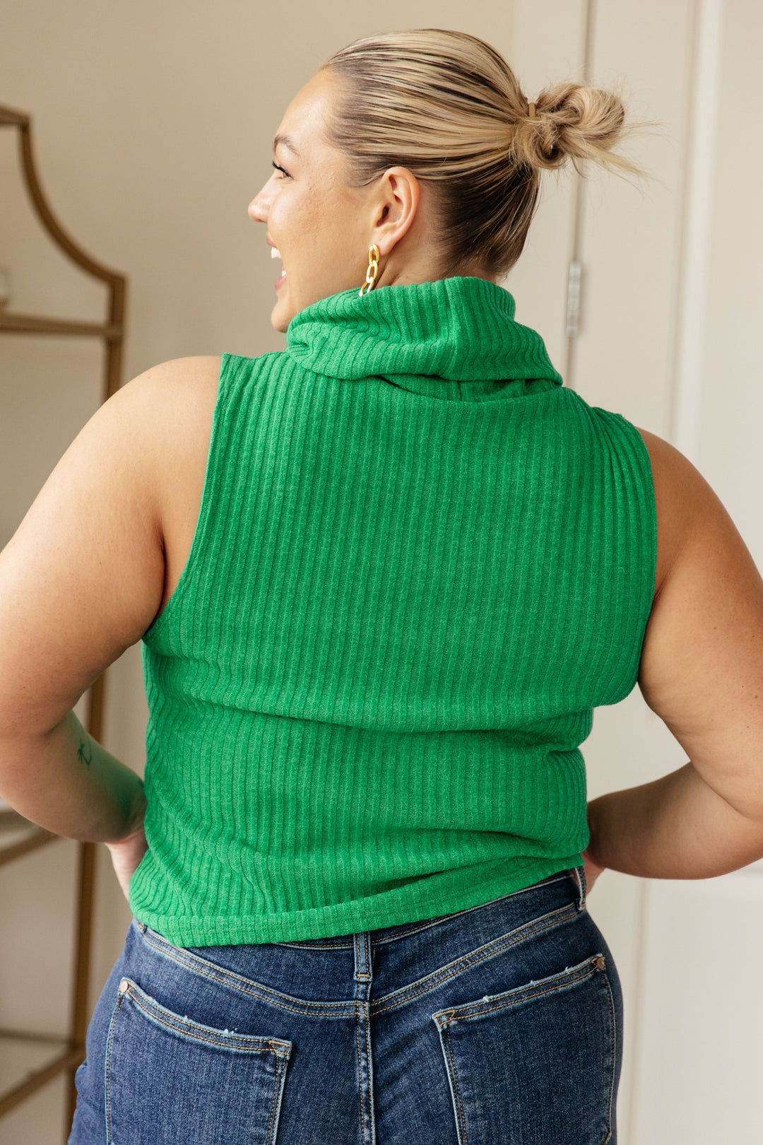 Womens - Before You Go Sleeveless Turtleneck Sweater