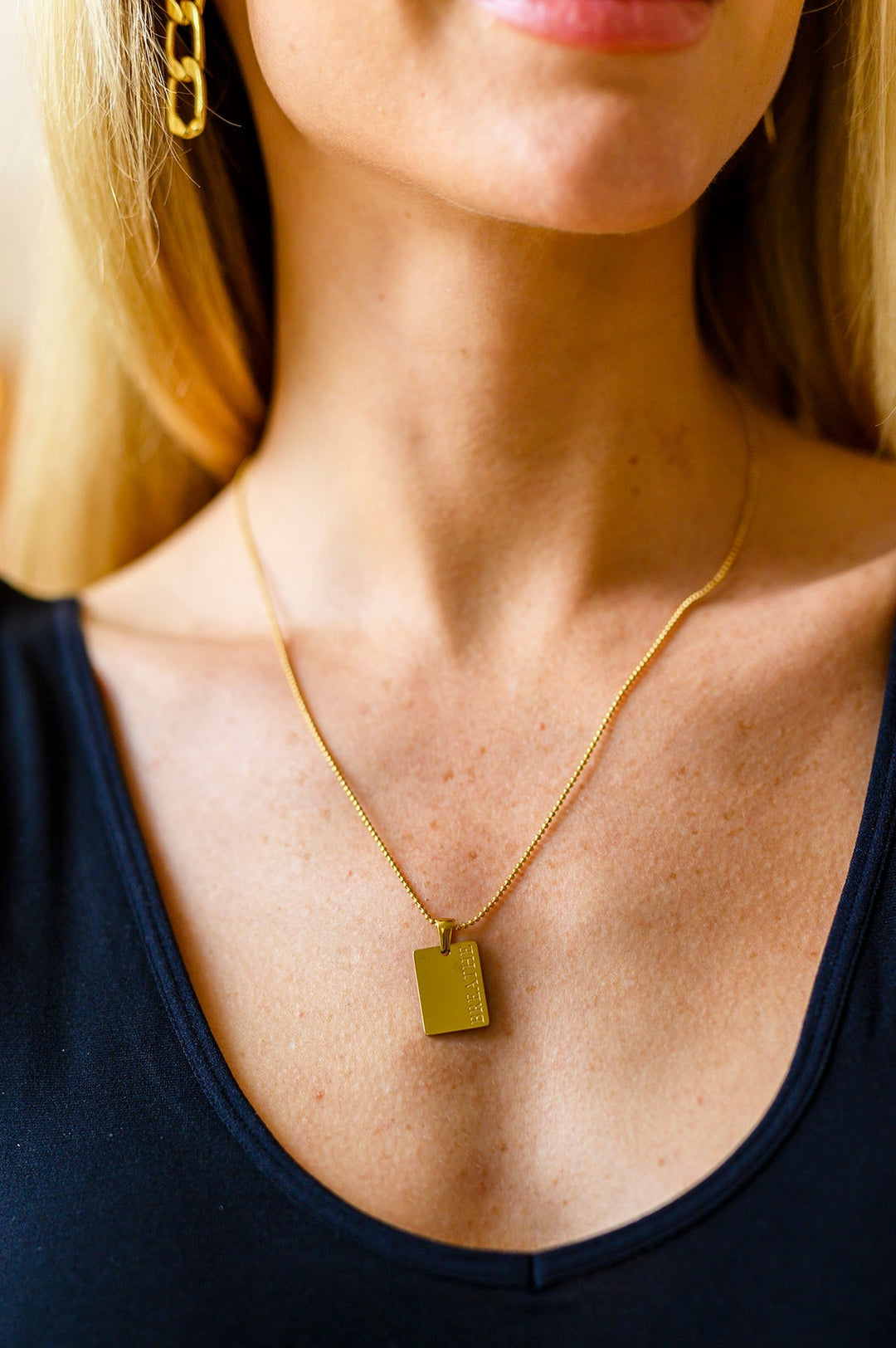 Womens - Breathe Pendent Necklace