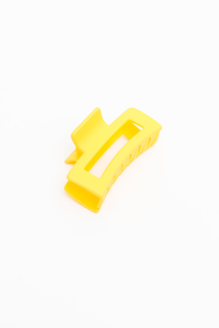 Womens - Claw Clip Set Of 4 In Lemon