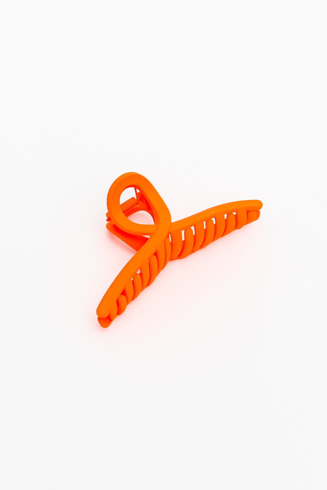 Womens - Claw Clip Set Of 4 In Orange