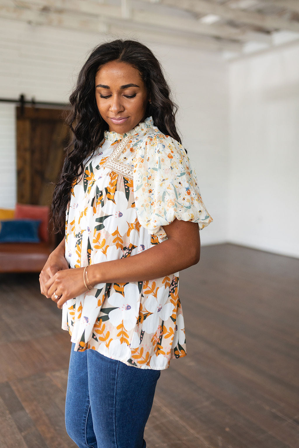 Daydreamer Mixed Floral Top