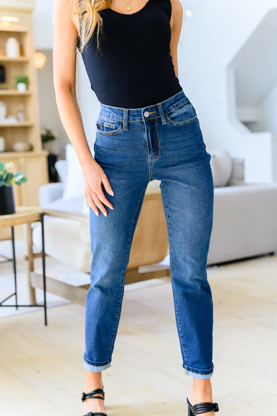 Womens - Downtown High Rise Boyfriend Jeans
