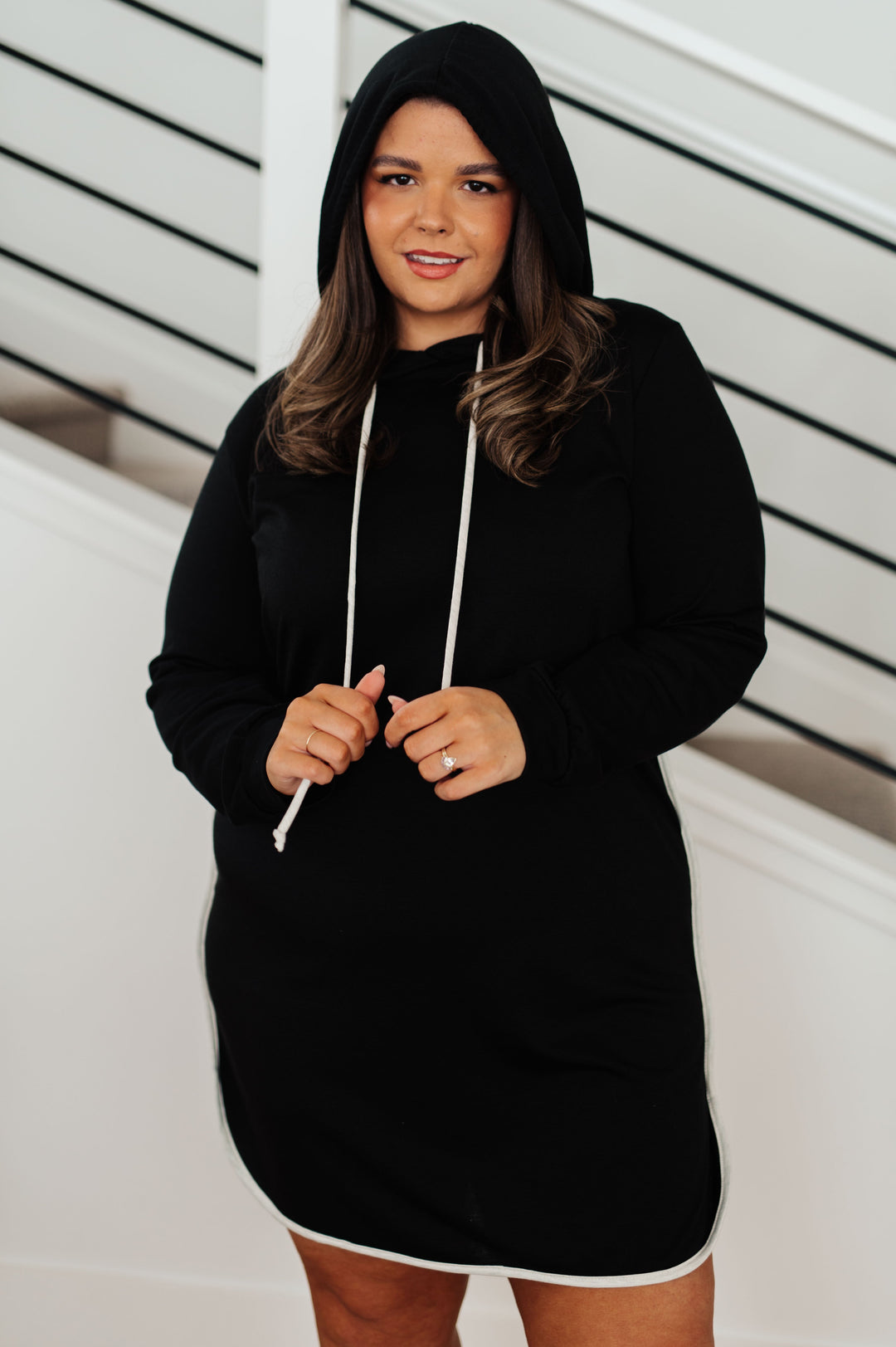 Womens - Draw Me Close Hooded Dress