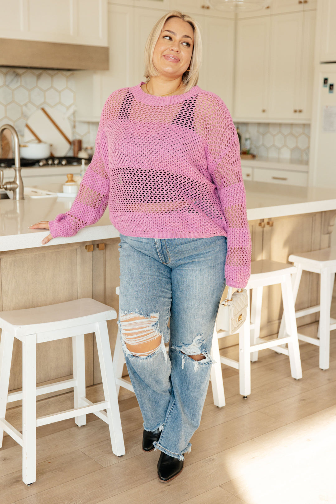 Womens - My Latest Love Loose Knit Sweater