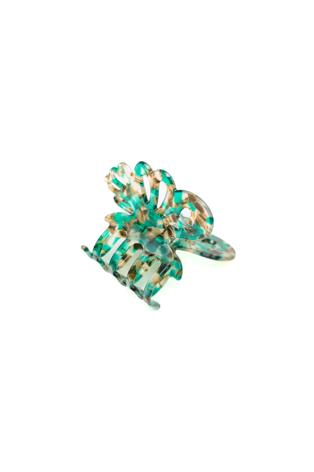 Womens - Emerald Butterfly Claw Clip