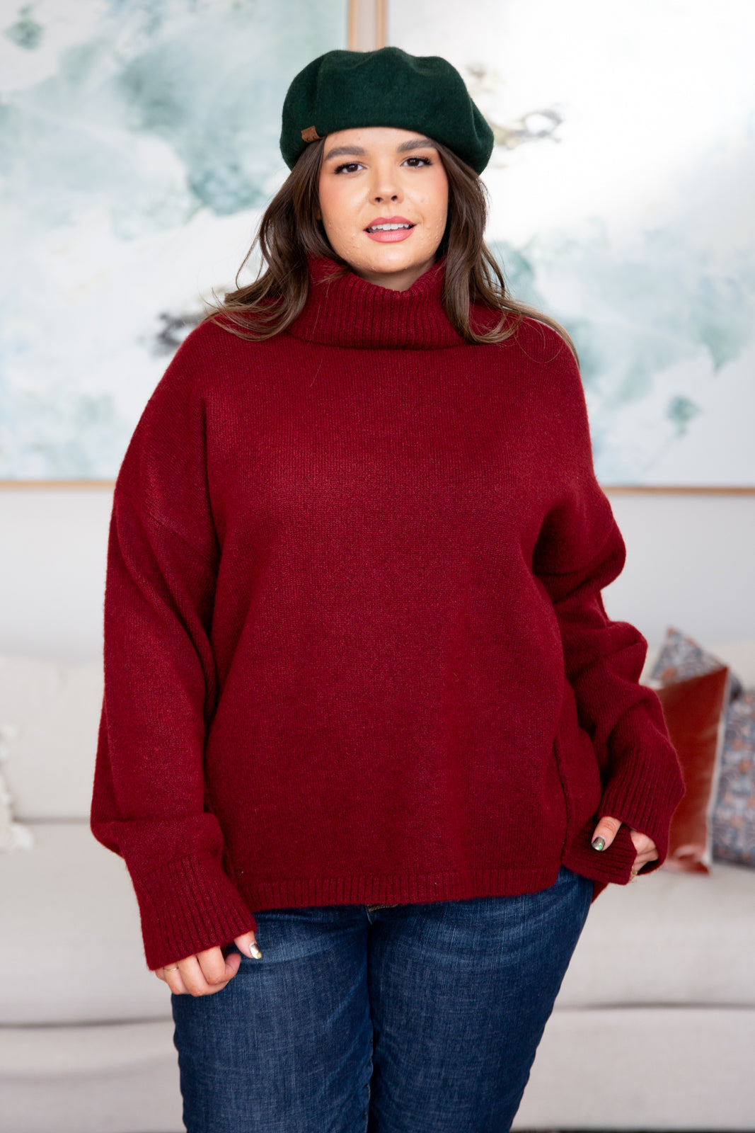 Womens - Envelop Me Turtleneck Sweater