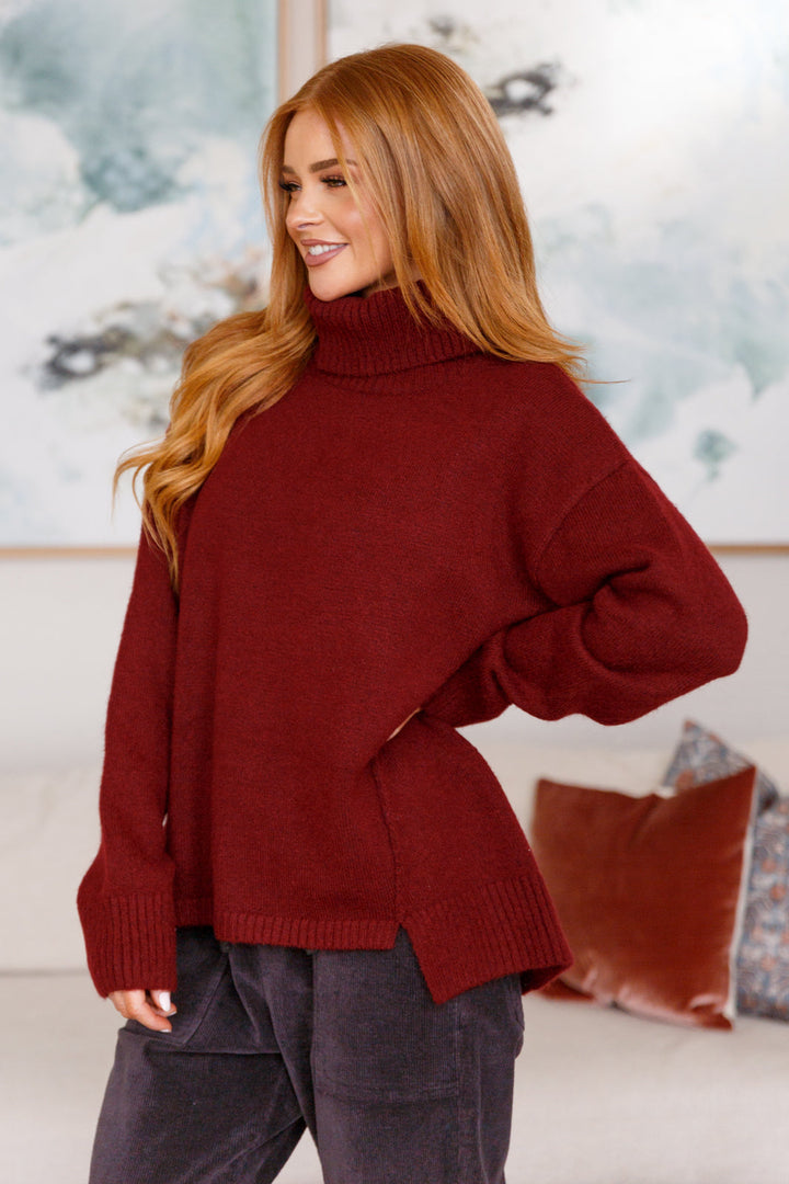 Womens - Envelop Me Turtleneck Sweater