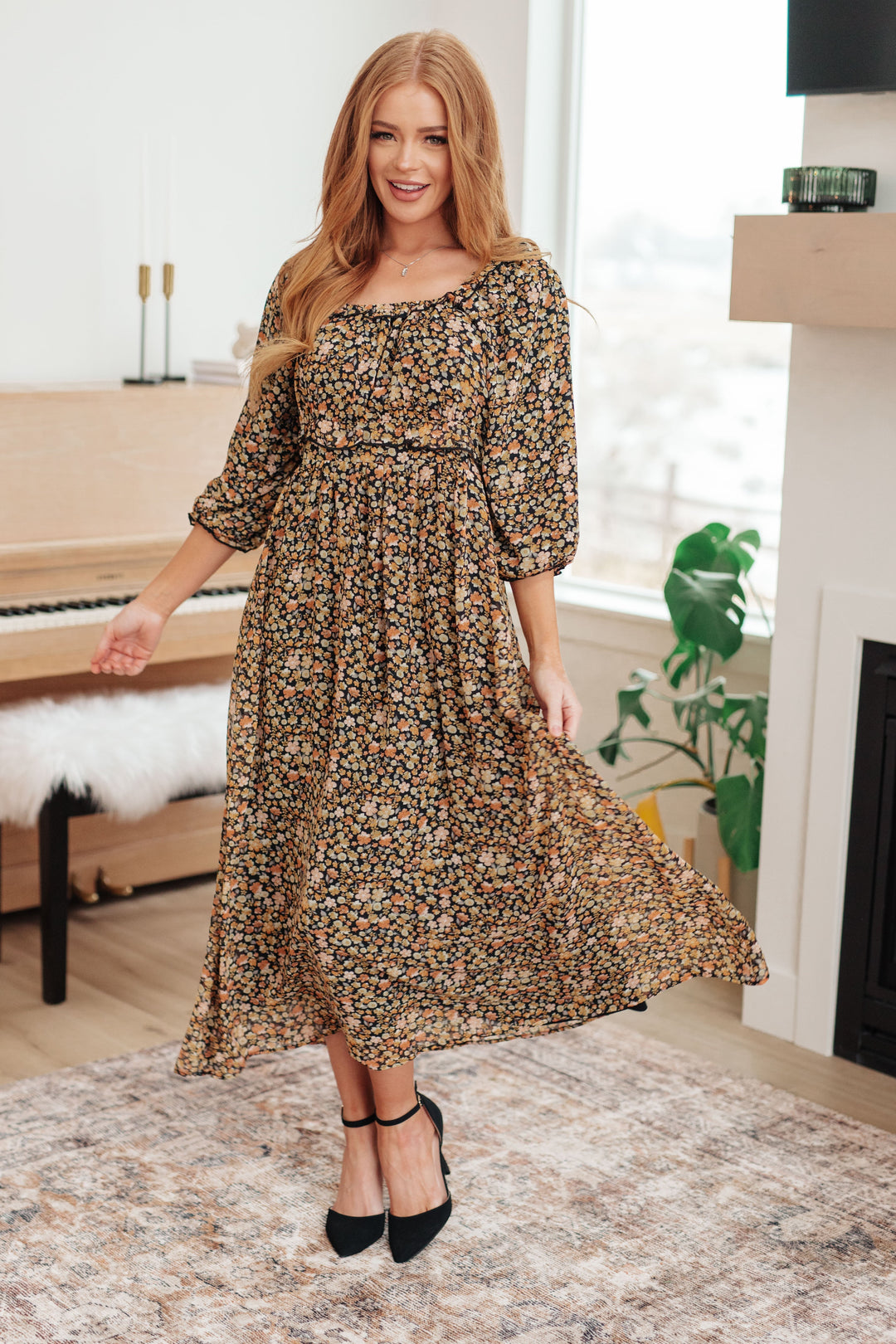 Womens - Ever So Briefly Floral Maxi Dress