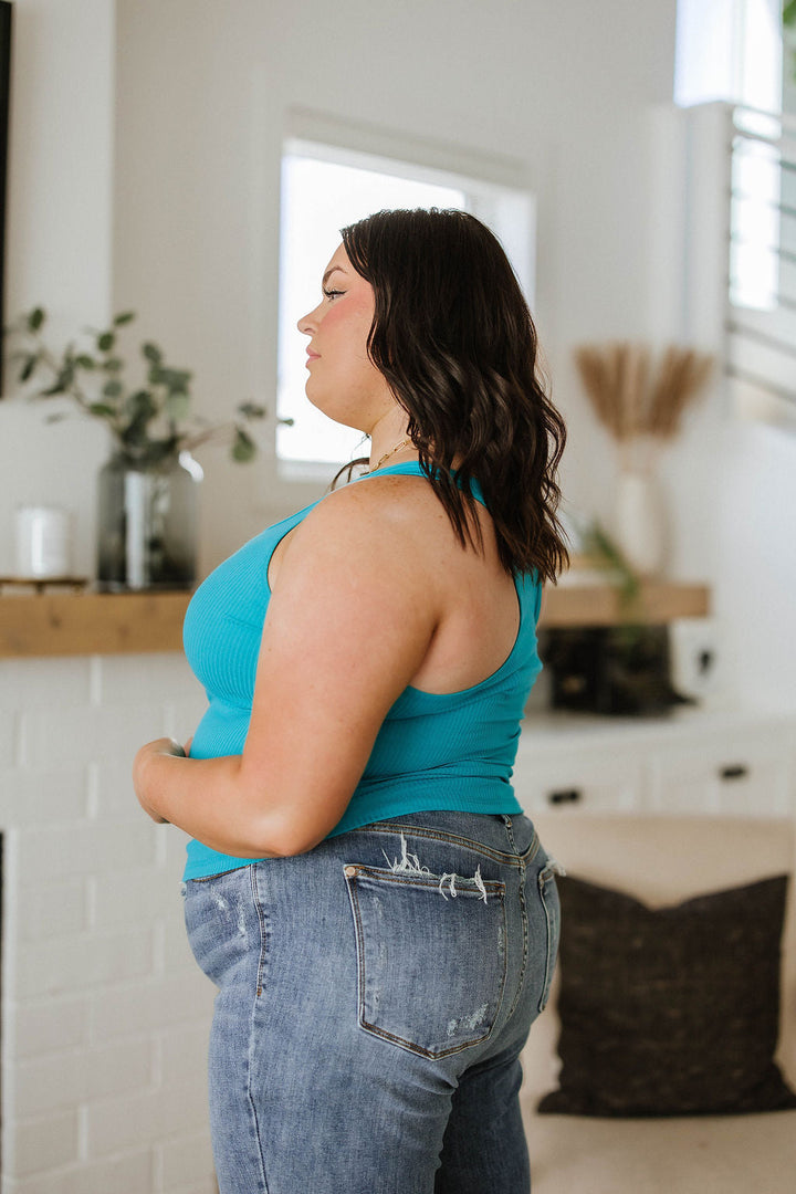 Womens - Everybody's Favorite Racerback Tank In Teal