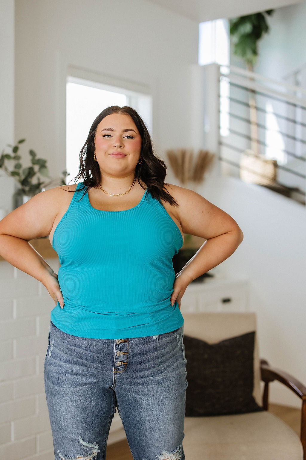 Womens - Everybody's Favorite Racerback Tank In Teal