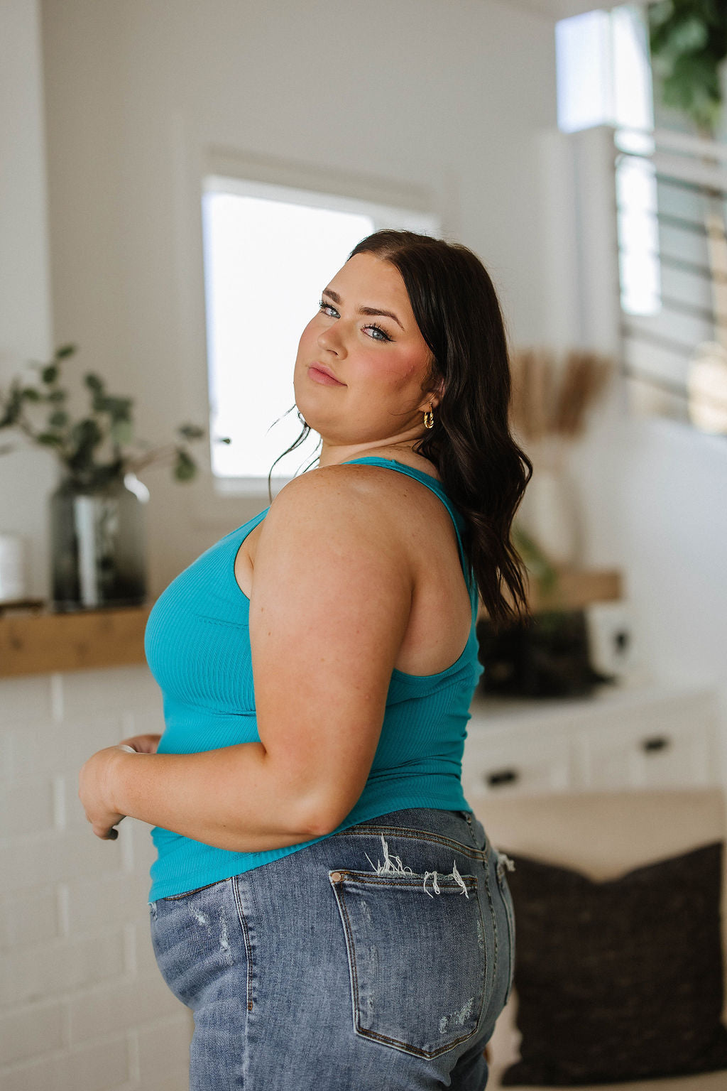 Womens - Everybody's Favorite Racerback Tank In Teal