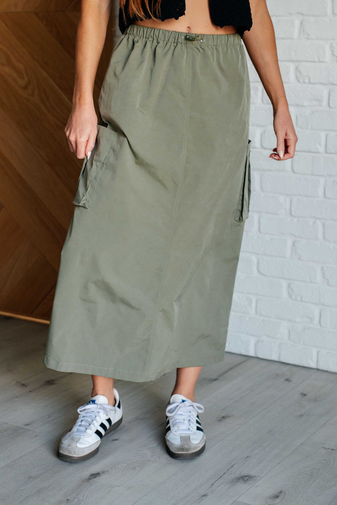 Bottoms - Explain It Away Cargo Skirt