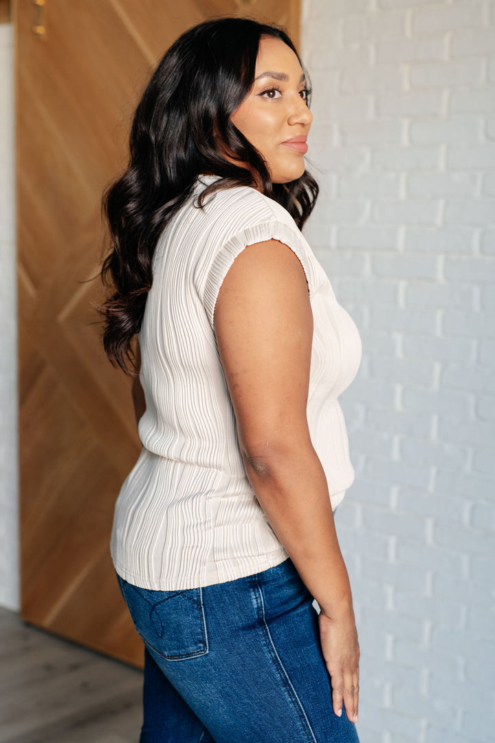 Tops - Flow With Me Embossed Top