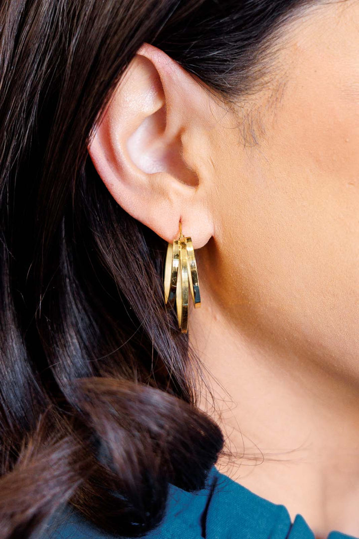 Accessories - Get In Line Hoop Earrings