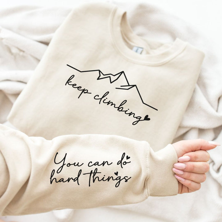 Preorder - Keep Climbing Sweatshirt In Three Colors