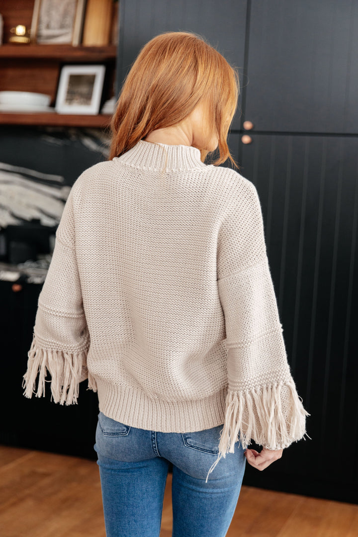 Womens - Handle It All Fringe Detail Sweater