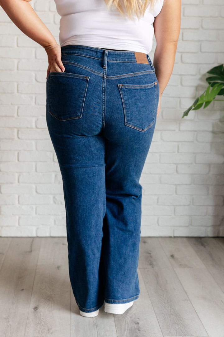Denim - Hazel High Rise Vintage Wide Leg Jeans