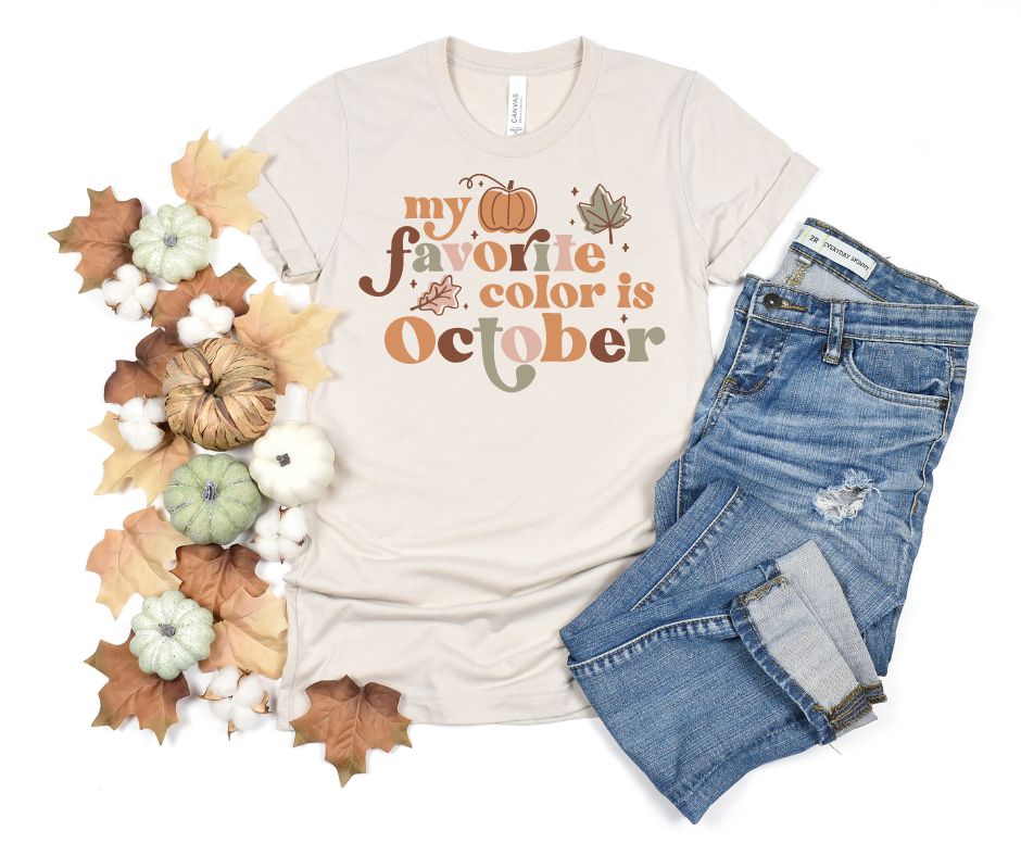 Womens - My Favorite October Graphic Tee