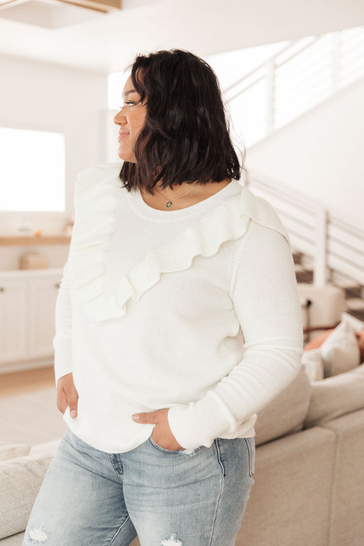 Womens - I Choose You Sweater In Ivory