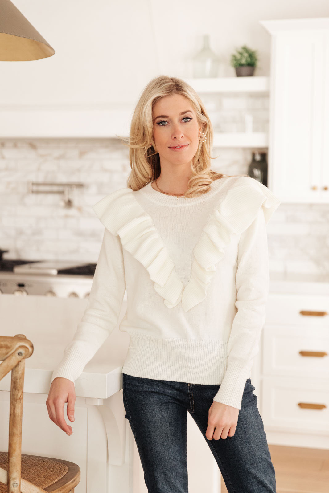 Womens - I Choose You Sweater In Ivory