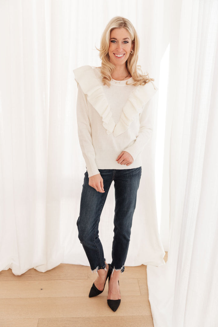 Womens - I Choose You Sweater In Ivory