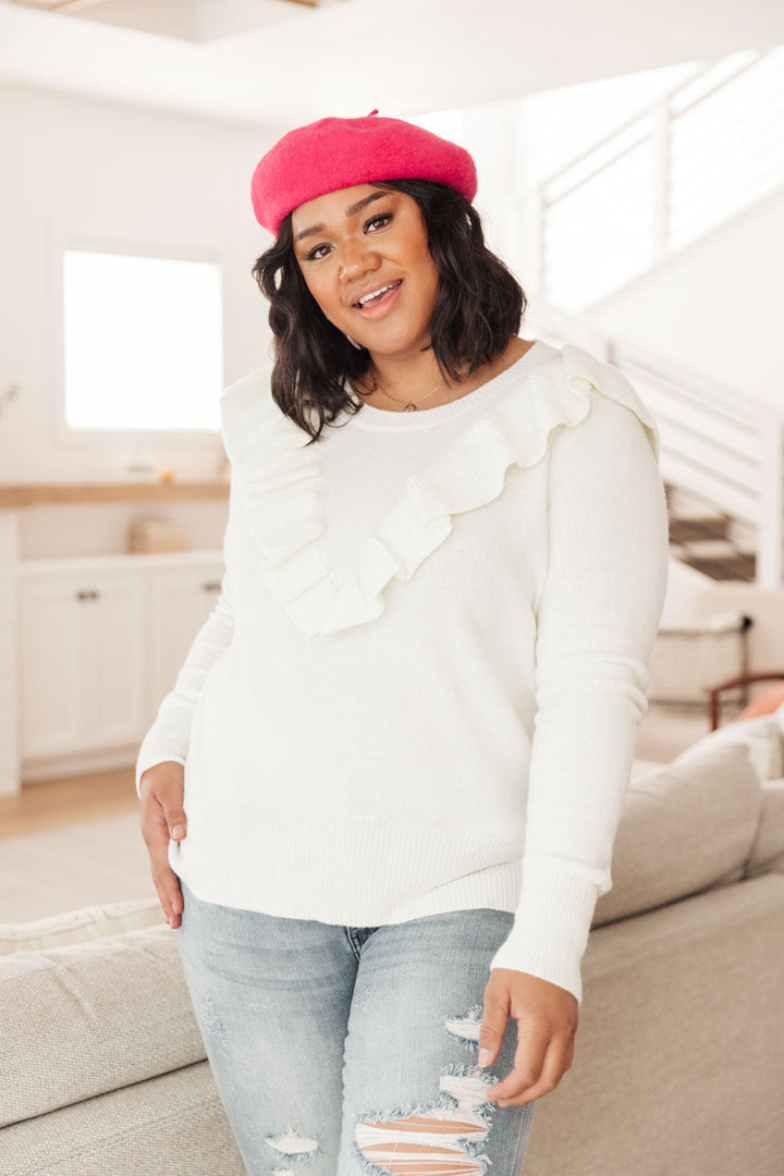 Womens - I Choose You Sweater In Ivory