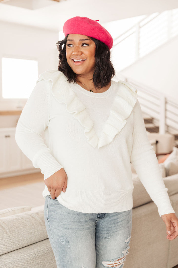 Womens - I Choose You Sweater In Ivory