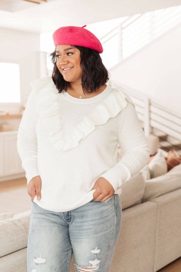 Womens - I Choose You Sweater In Ivory