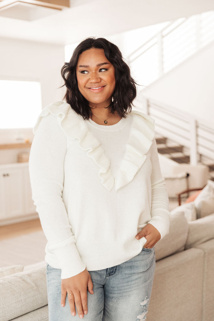 Womens - I Choose You Sweater In Ivory