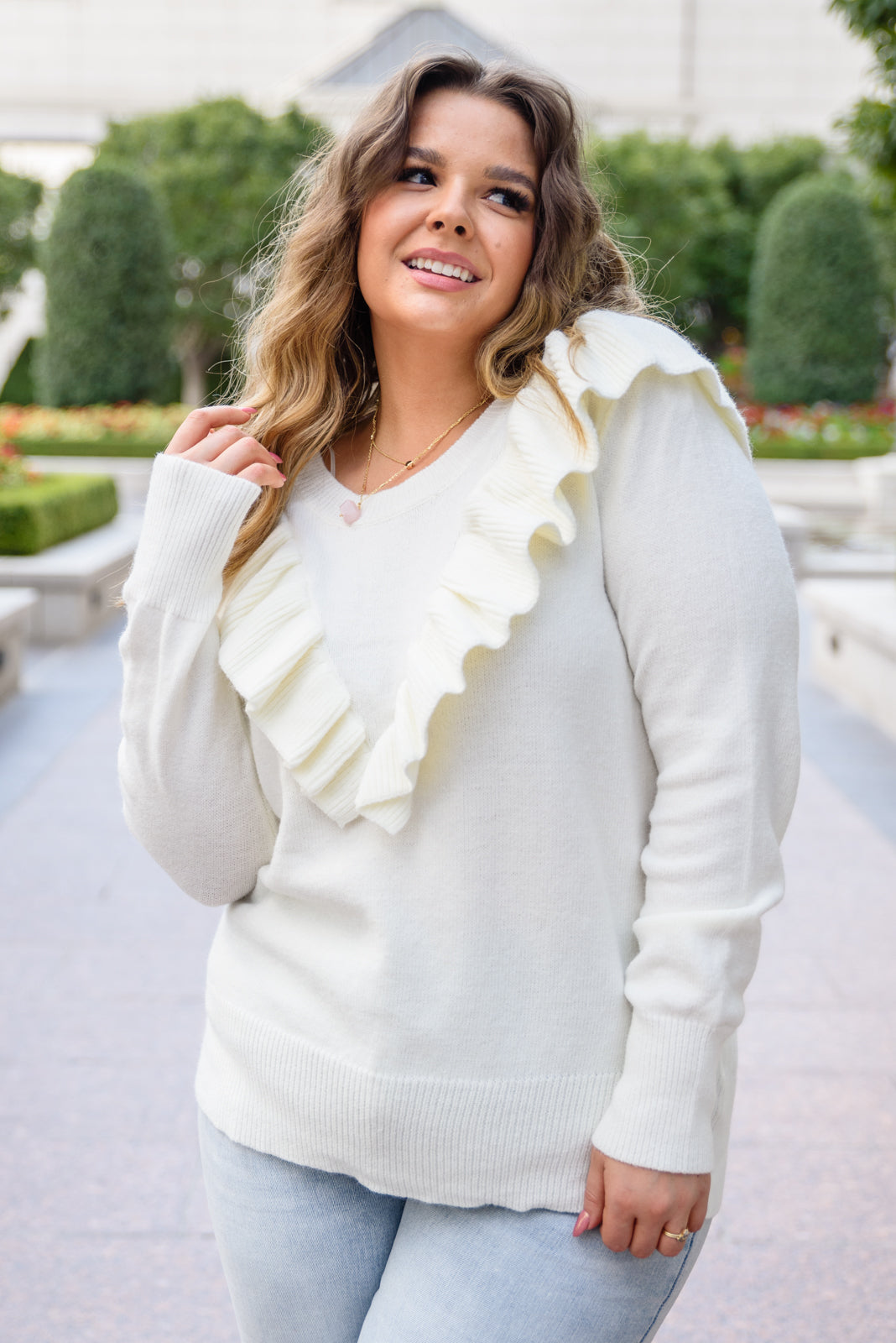 Womens - I Choose You Sweater In Ivory