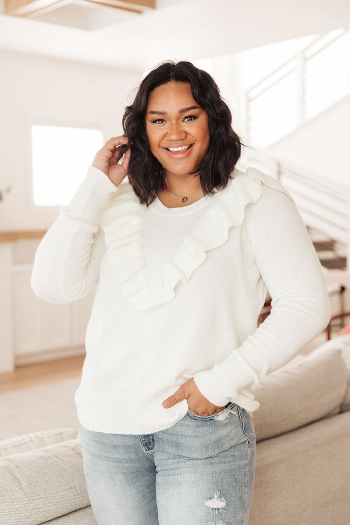 Womens - I Choose You Sweater In Ivory