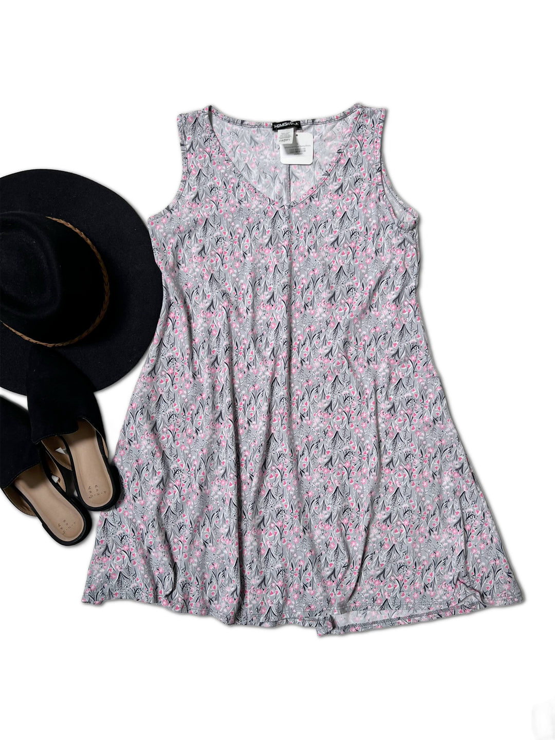 SummerEnd - Whimsical Floral Swing Dress