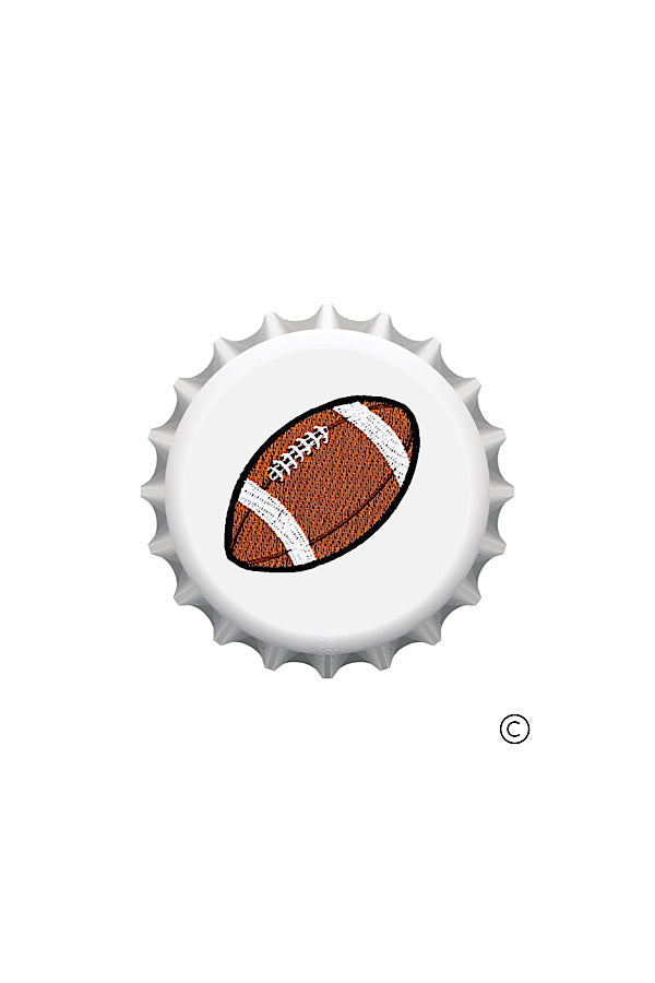 ETA 8/30 - Football Bottle Cap Pin