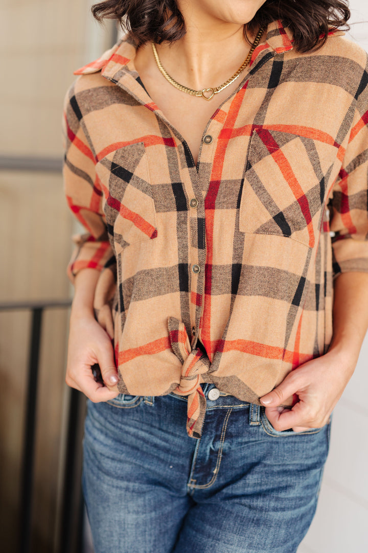 Womens - Is It Really Oversized Plaid Button Up